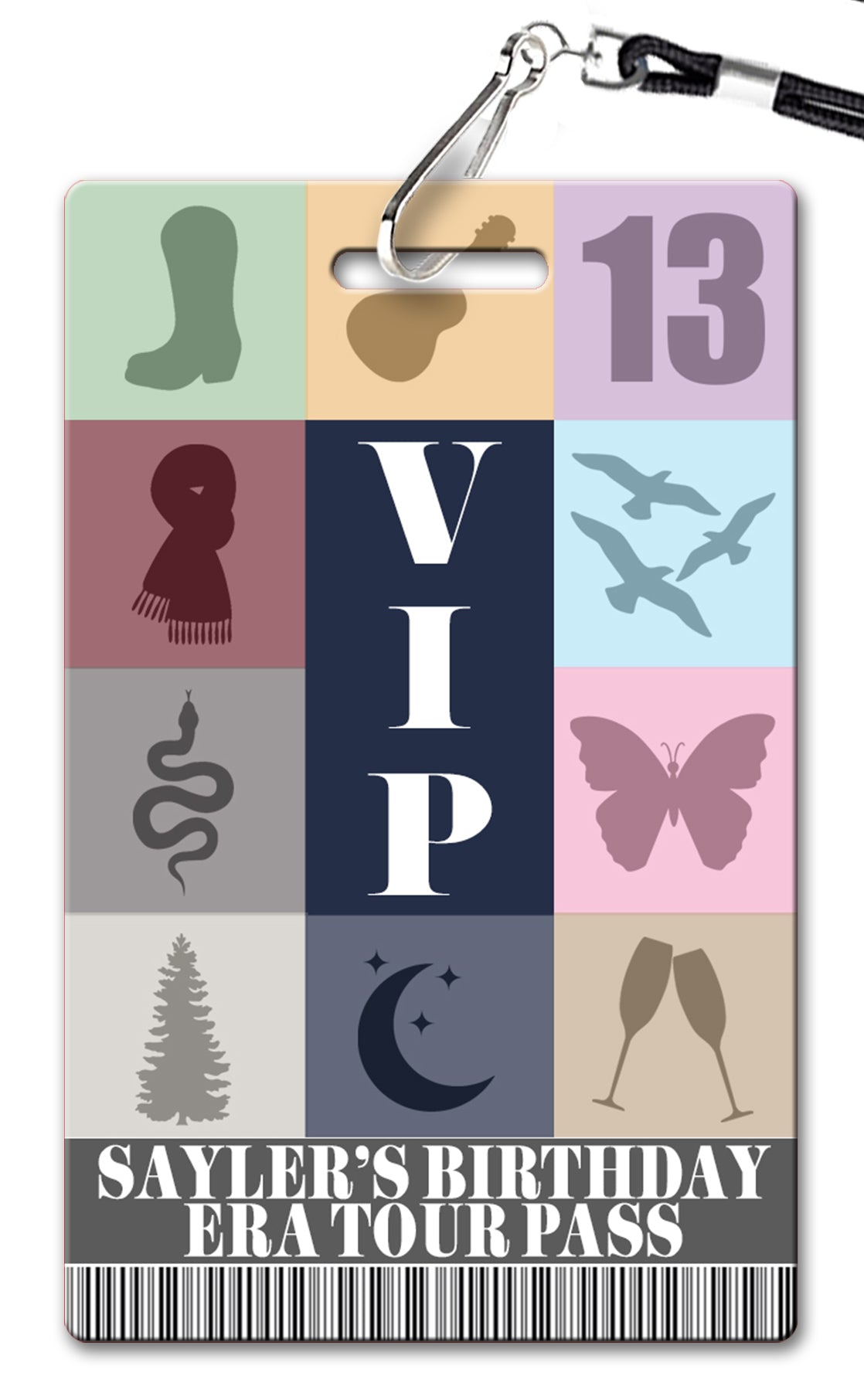 Eras Scavenger Hunt Birthday Invitation