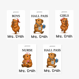 Capybara Hall Passes