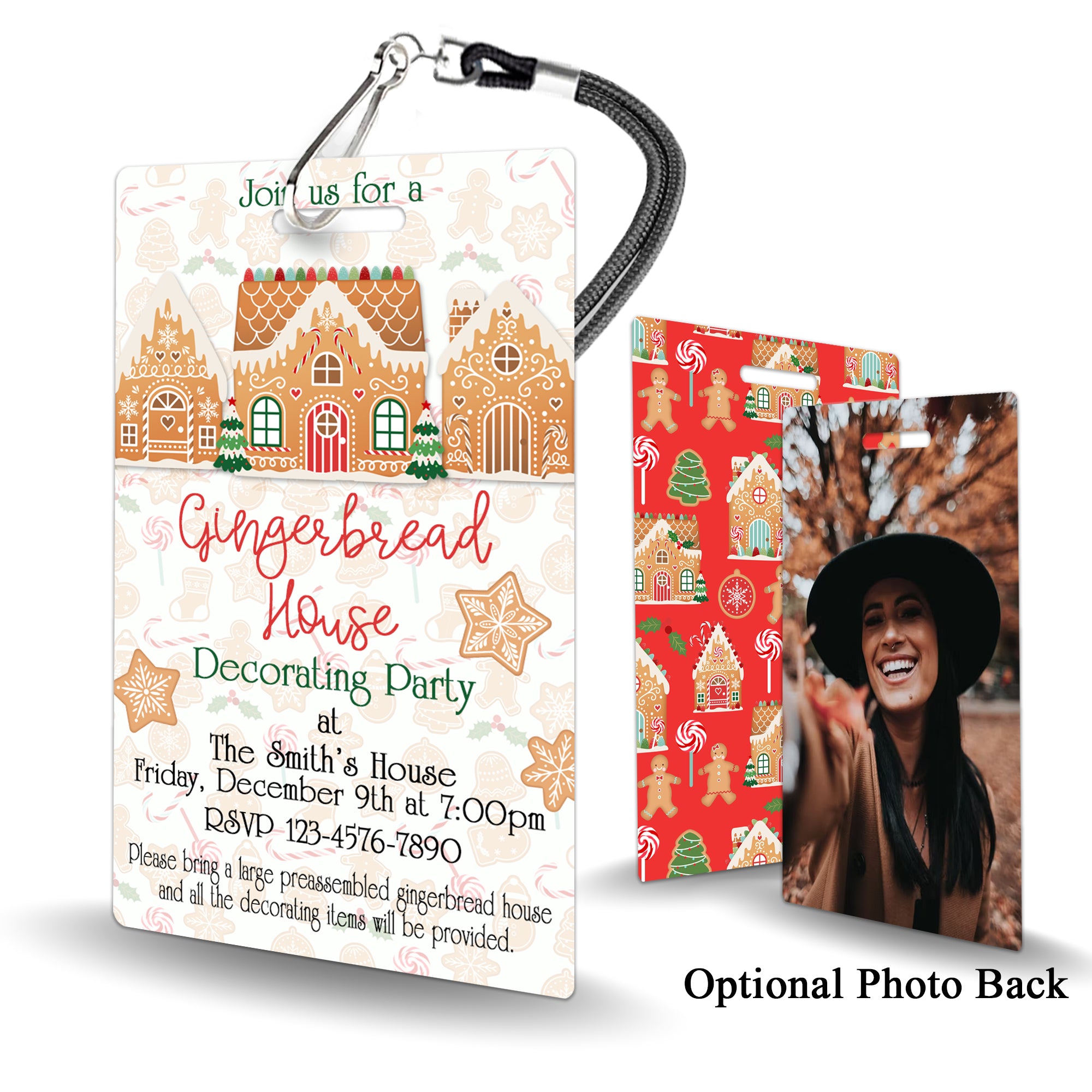 Gingerbread Party Invitation