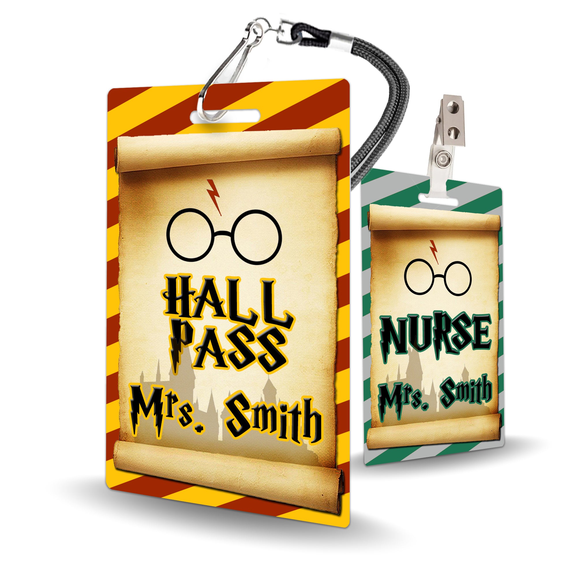 Harry Potter Theme Classroom Hall Pass Set of 10