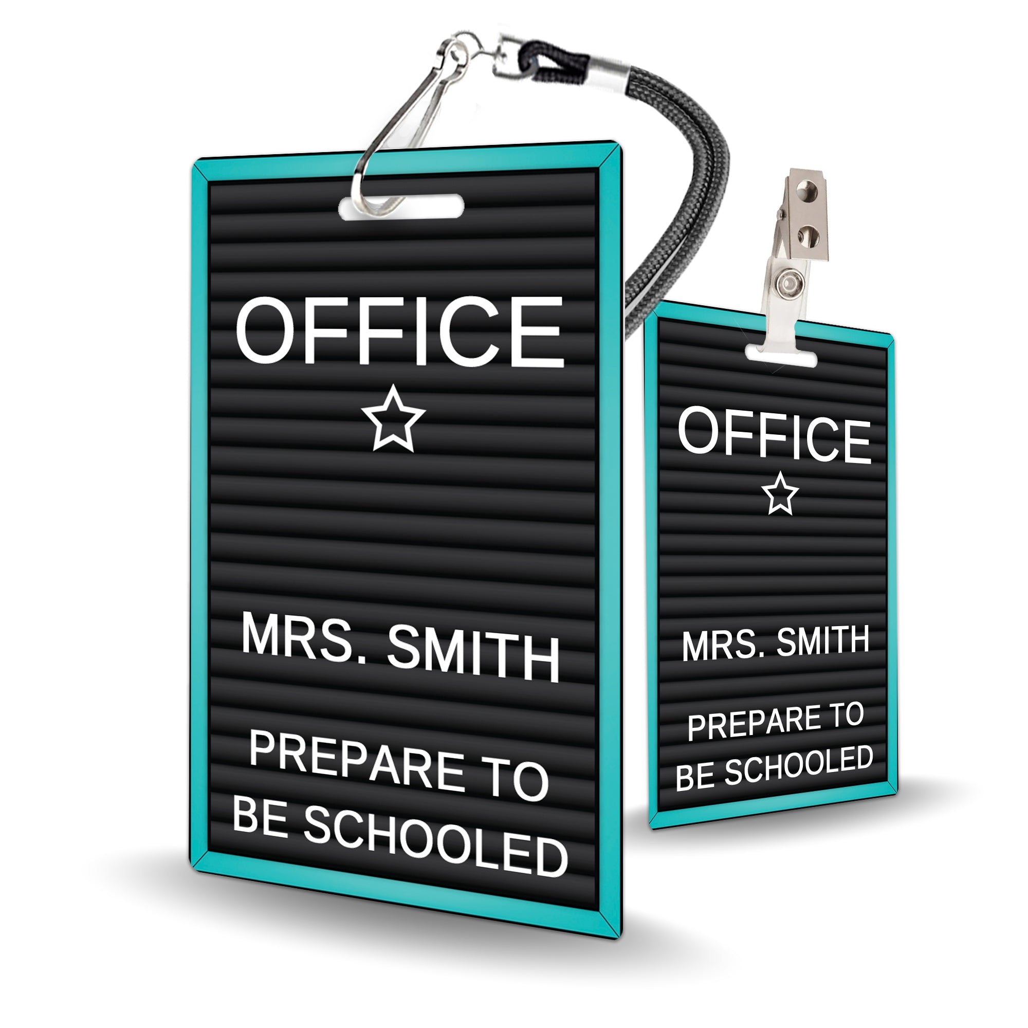 Letterboard Theme Classroom Hall Pass Set of 10