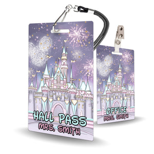 Magical Castle Theme Classroom Hall Pass Set of 10