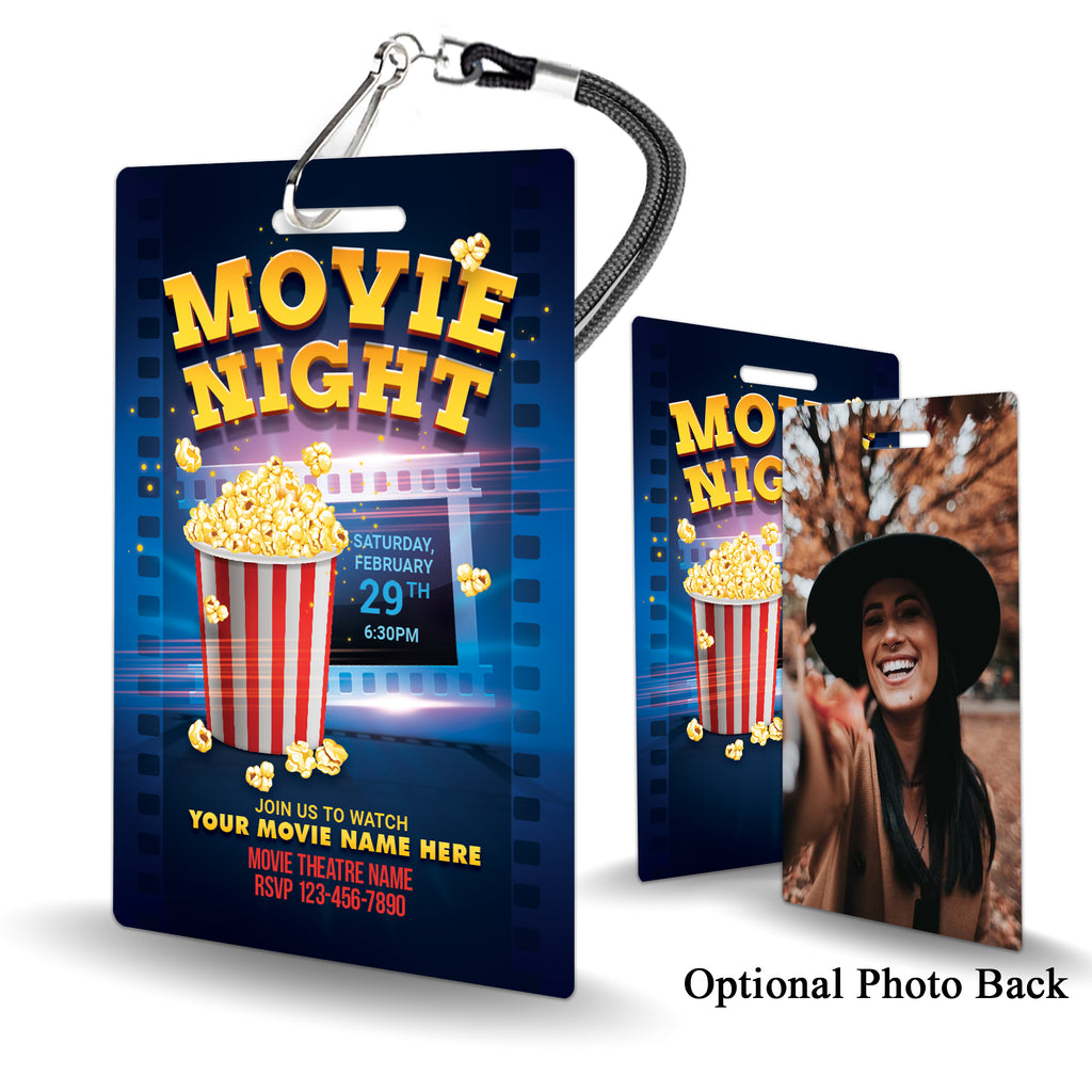 Movie Night Party Invitation