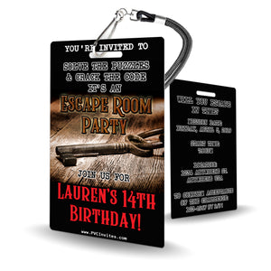 Escape Room Invitation