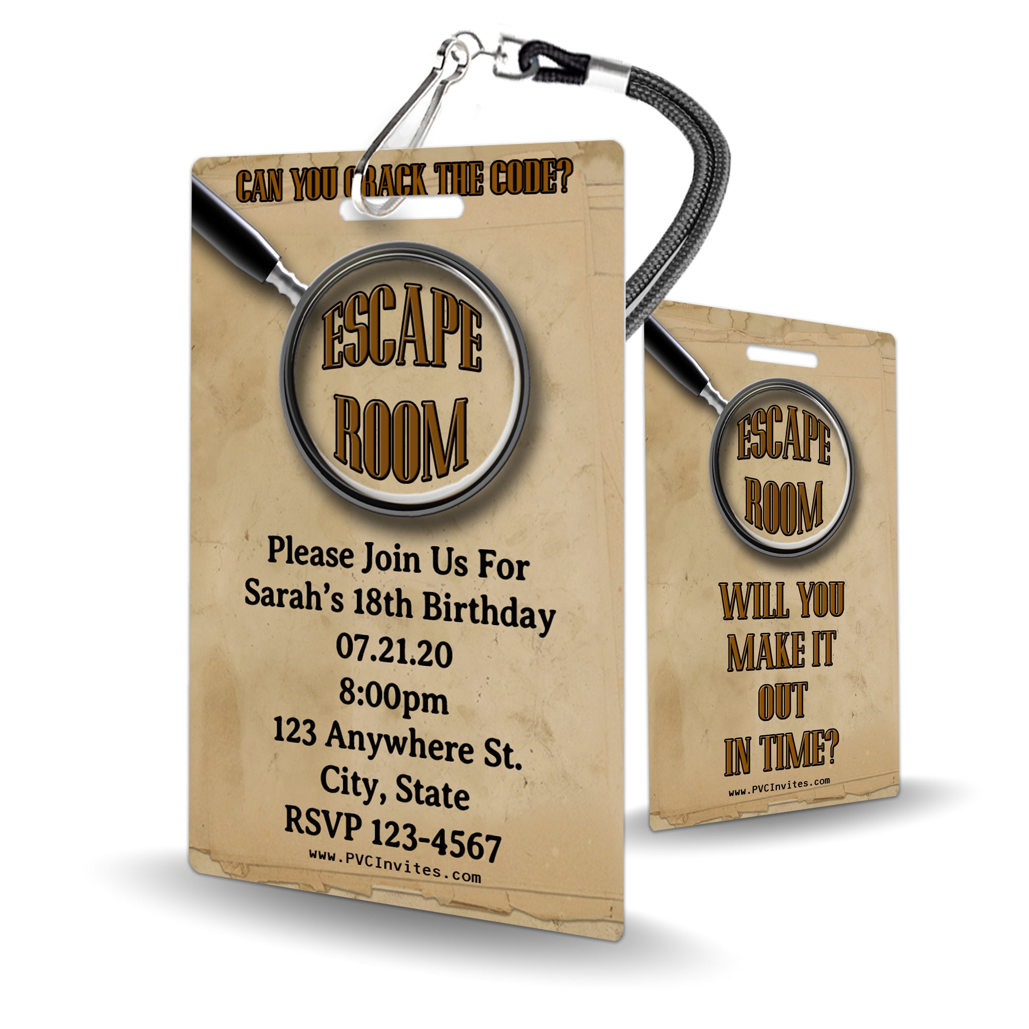 Escape Room Invitation