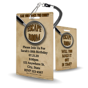 Escape Room Invitation