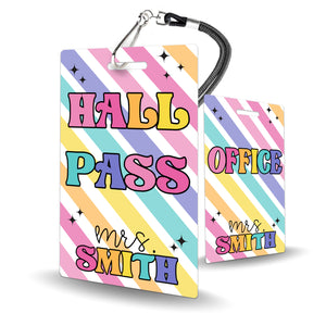 Retro Brights Hall Passes (Set of 10) (Copy)