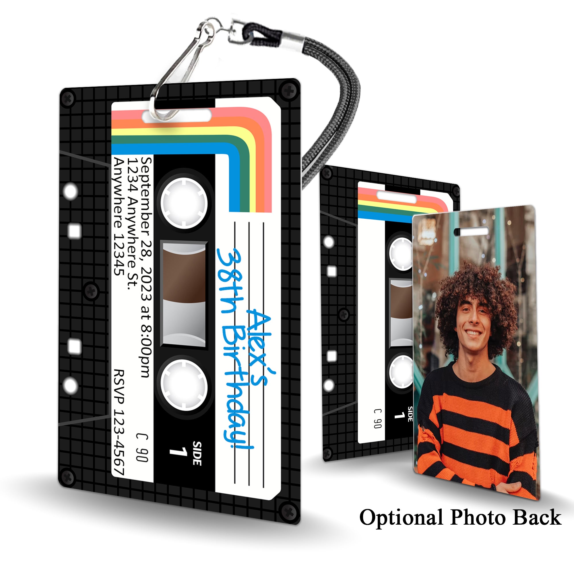 Cassette Tape Birthday Invitation