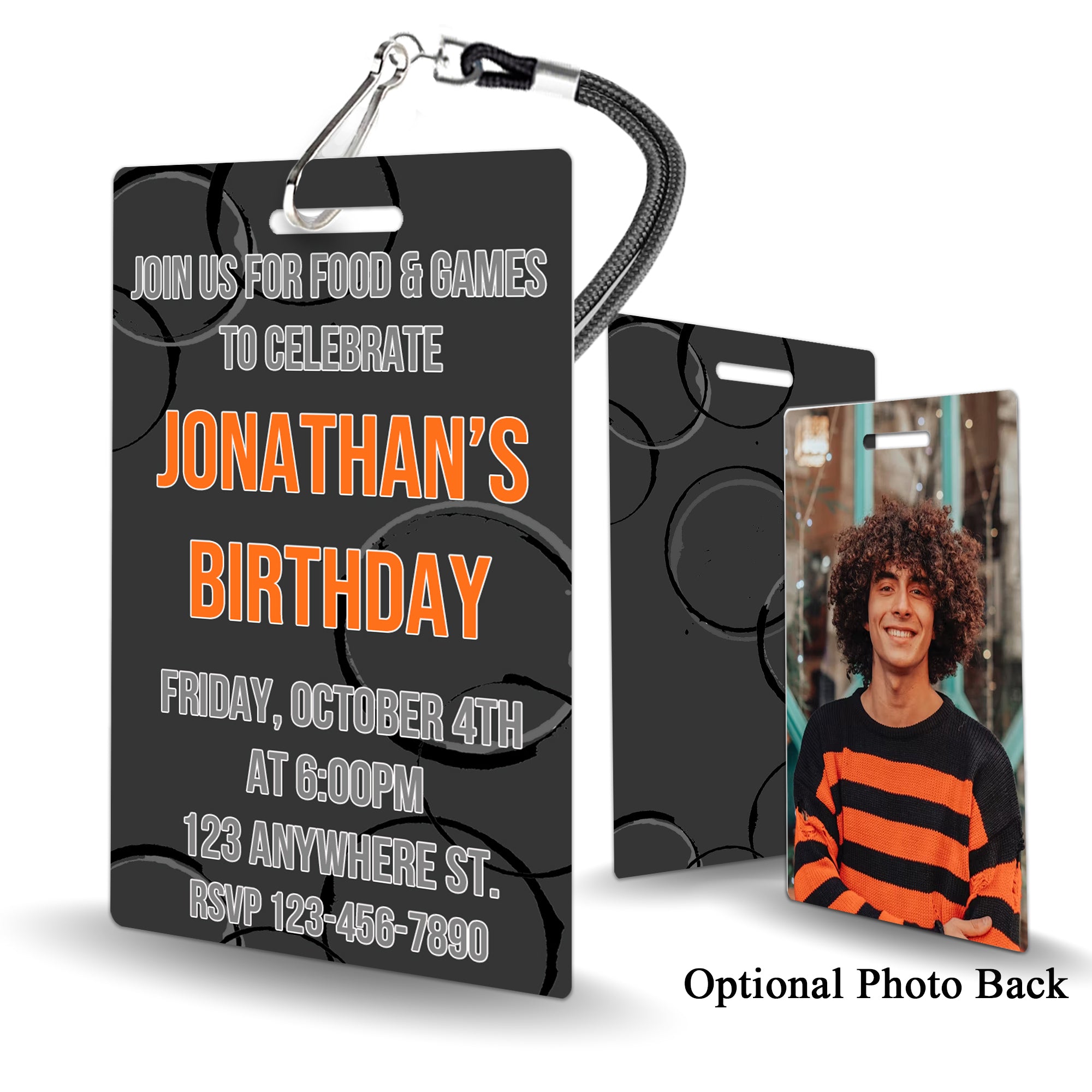 Circles Birthday Invitation