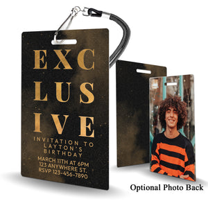Exclusive Birthday Invitation