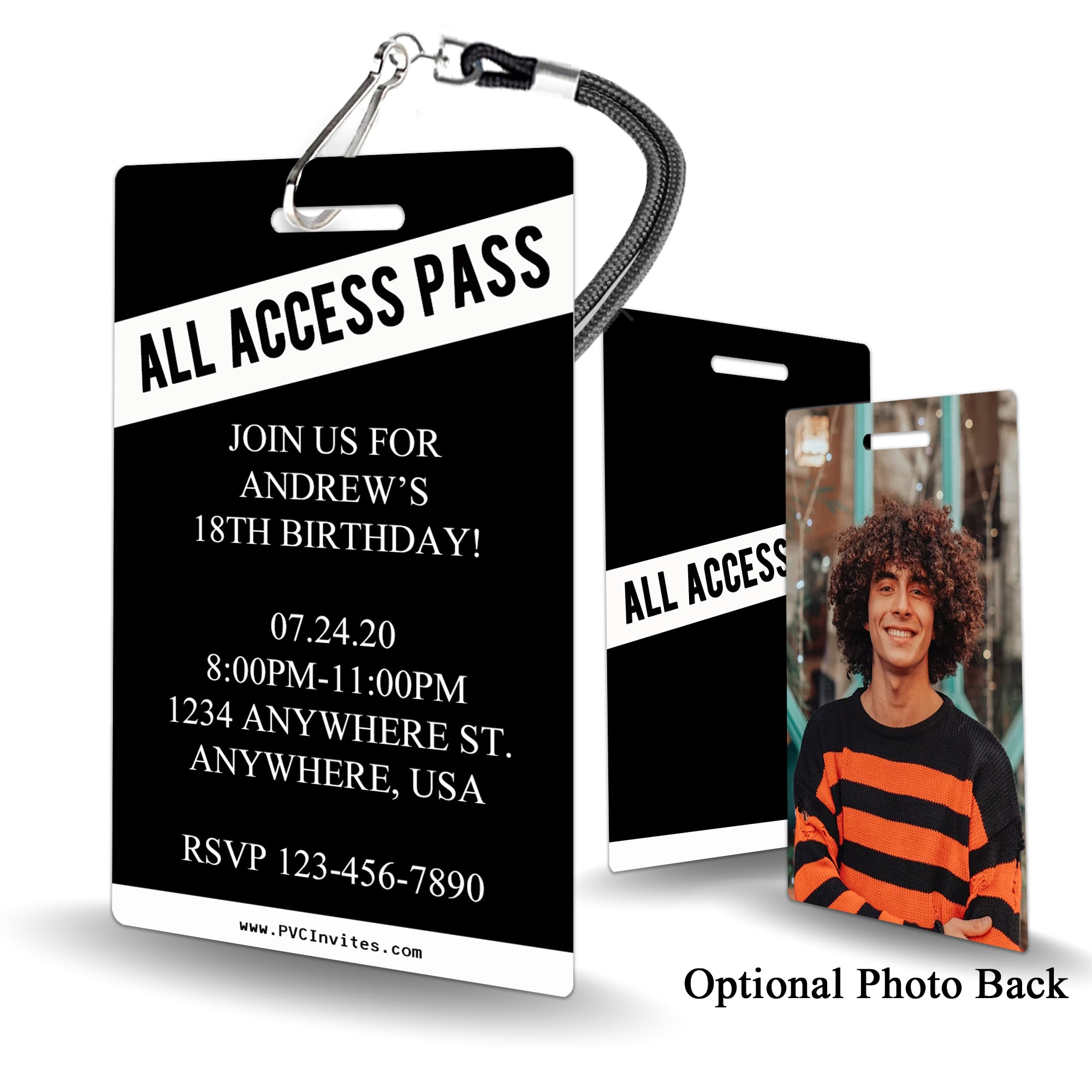 All Access Pass Birthday Invitation