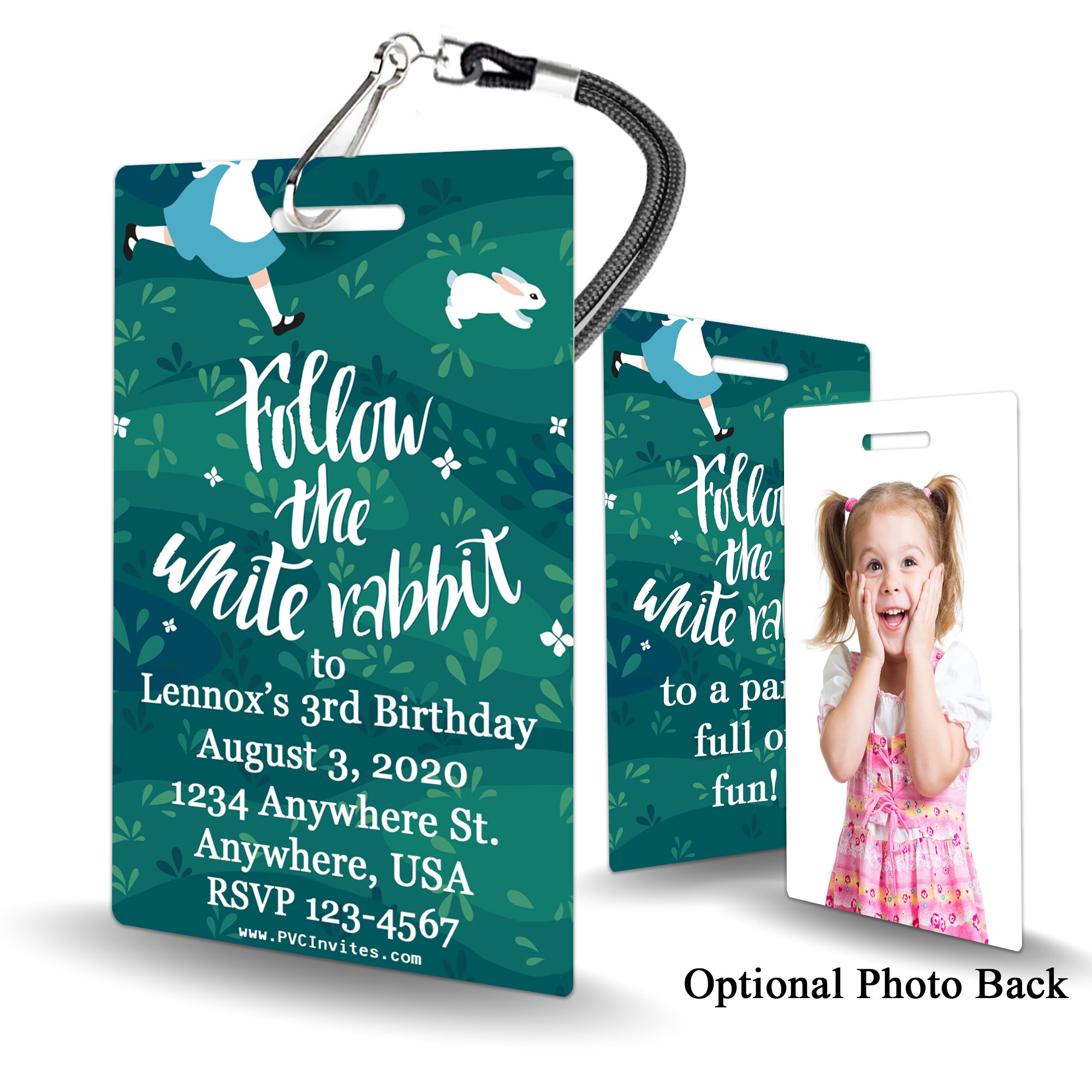 Alice in Wonderland Birthday Invitation