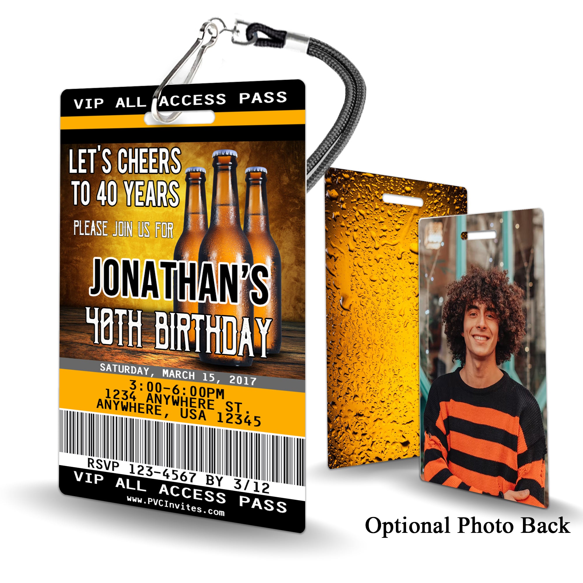 Beer Birthday Invitation