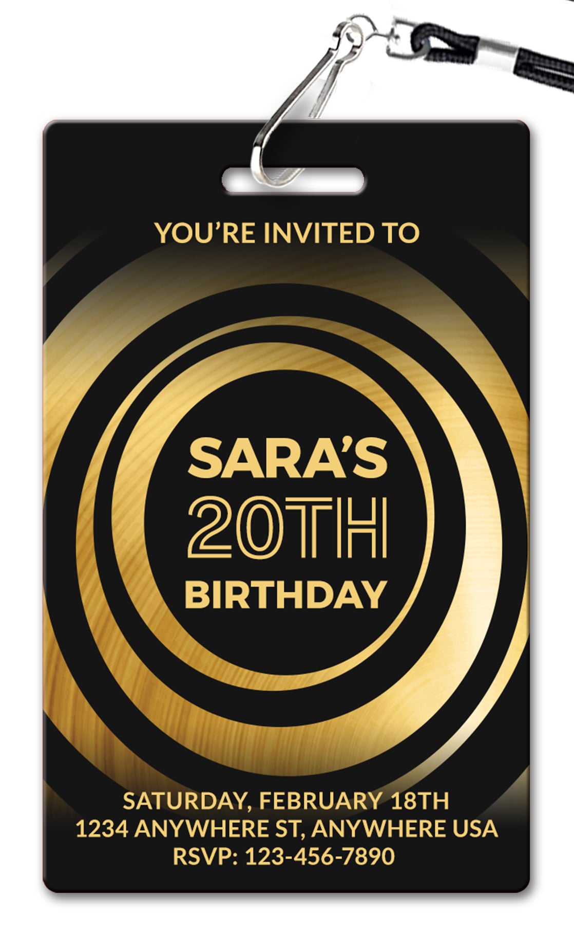 Gold-Birthday-Invitation