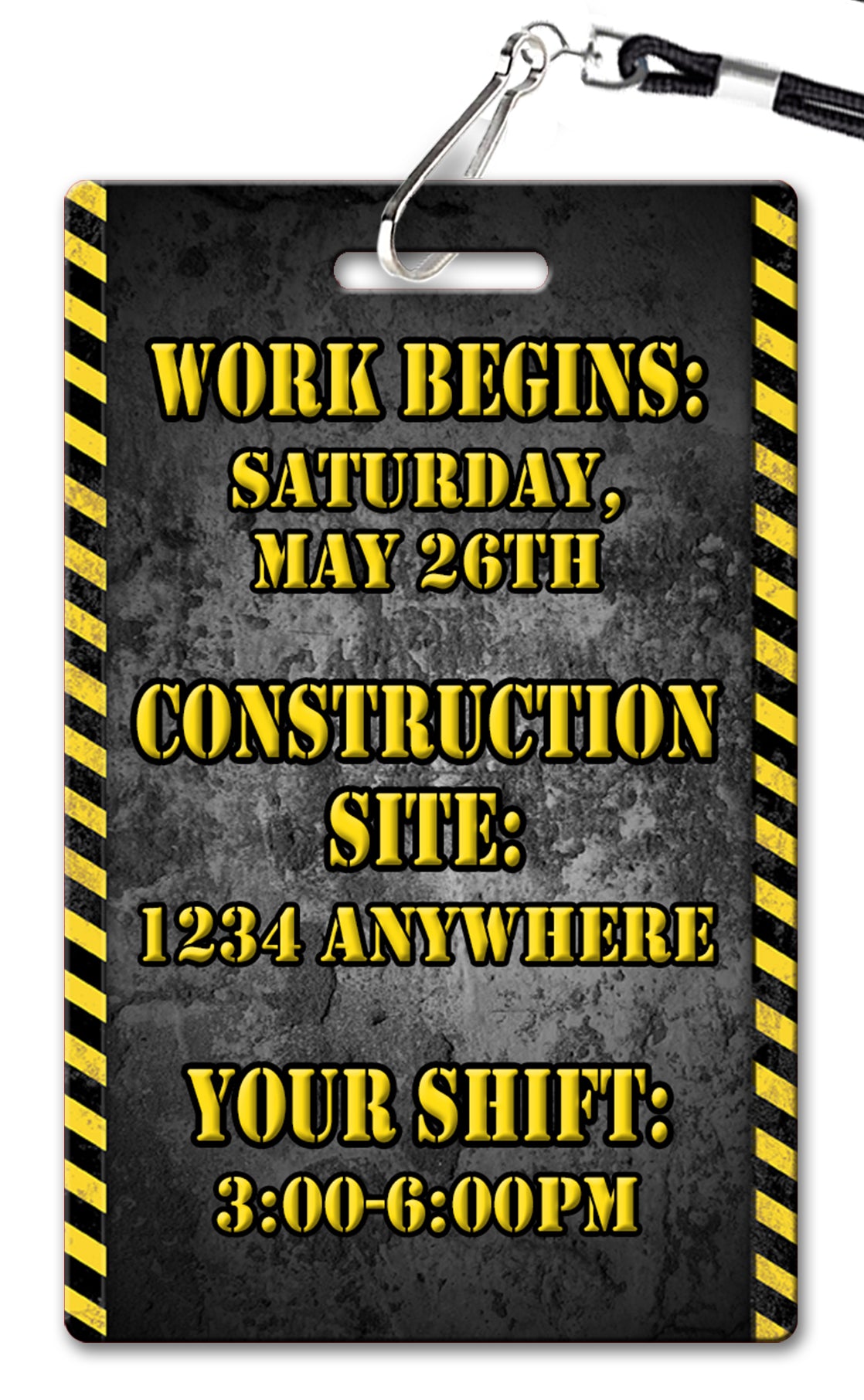 Construction Birthday Invitations - PVC Invites - VIP Birthday Invitations construction-birthday-invitations-pvc-invites-vip-birthday-invitations
