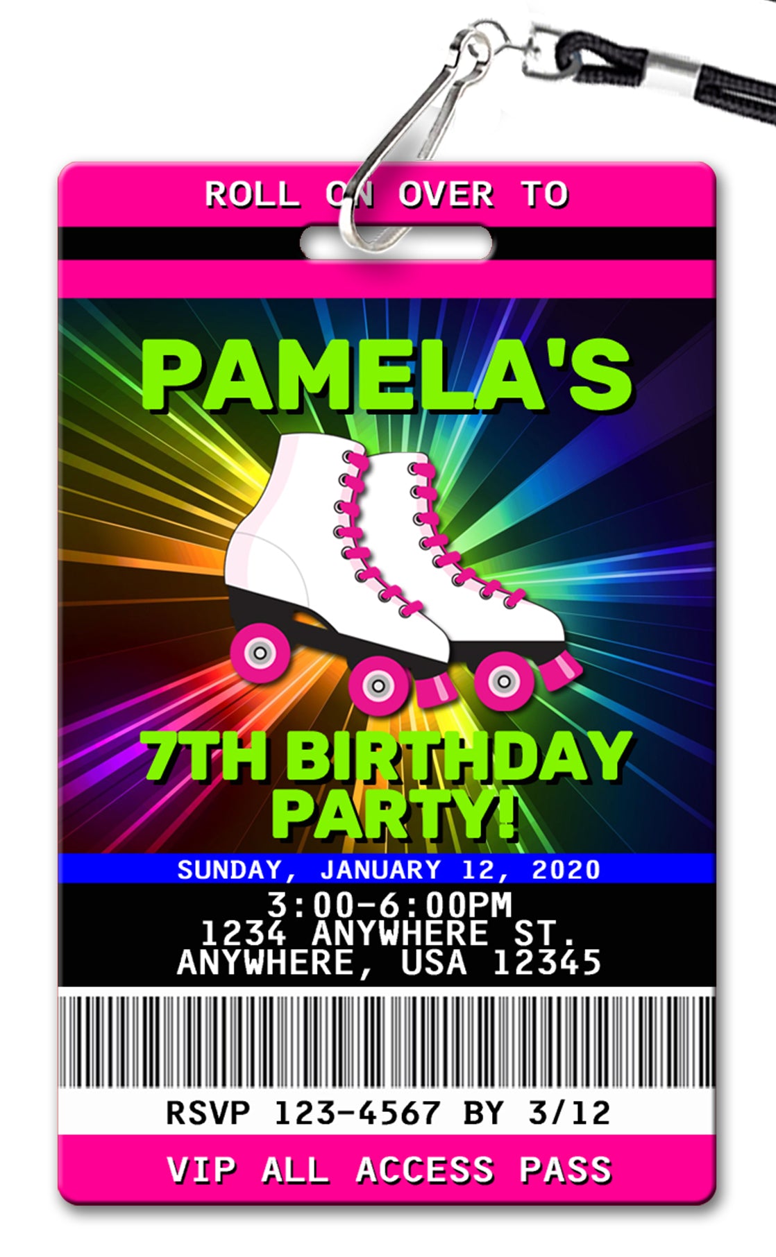 Roller-Skate-Birthday-Invitation