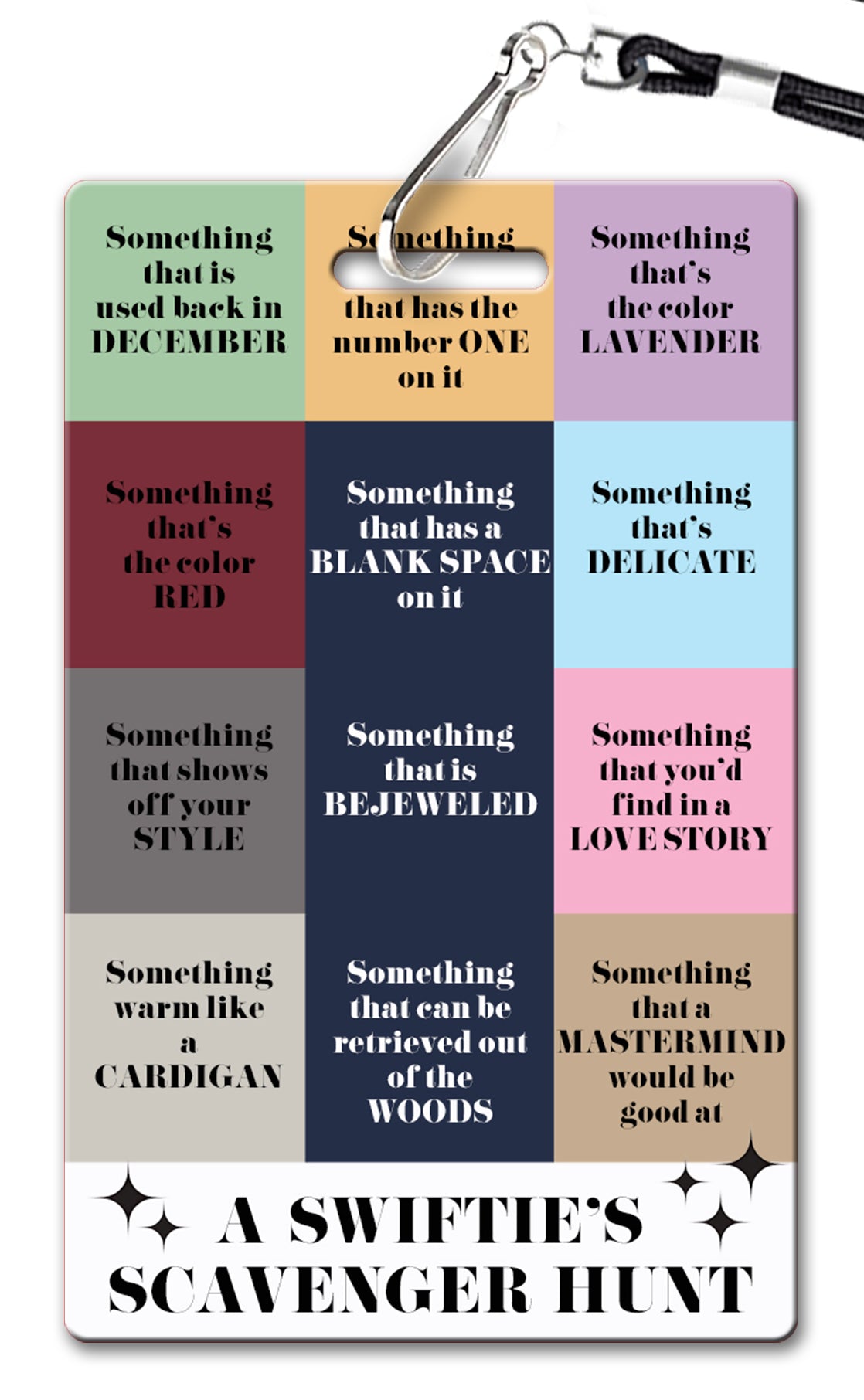 Eras Scavenger Hunt Birthday Invitation