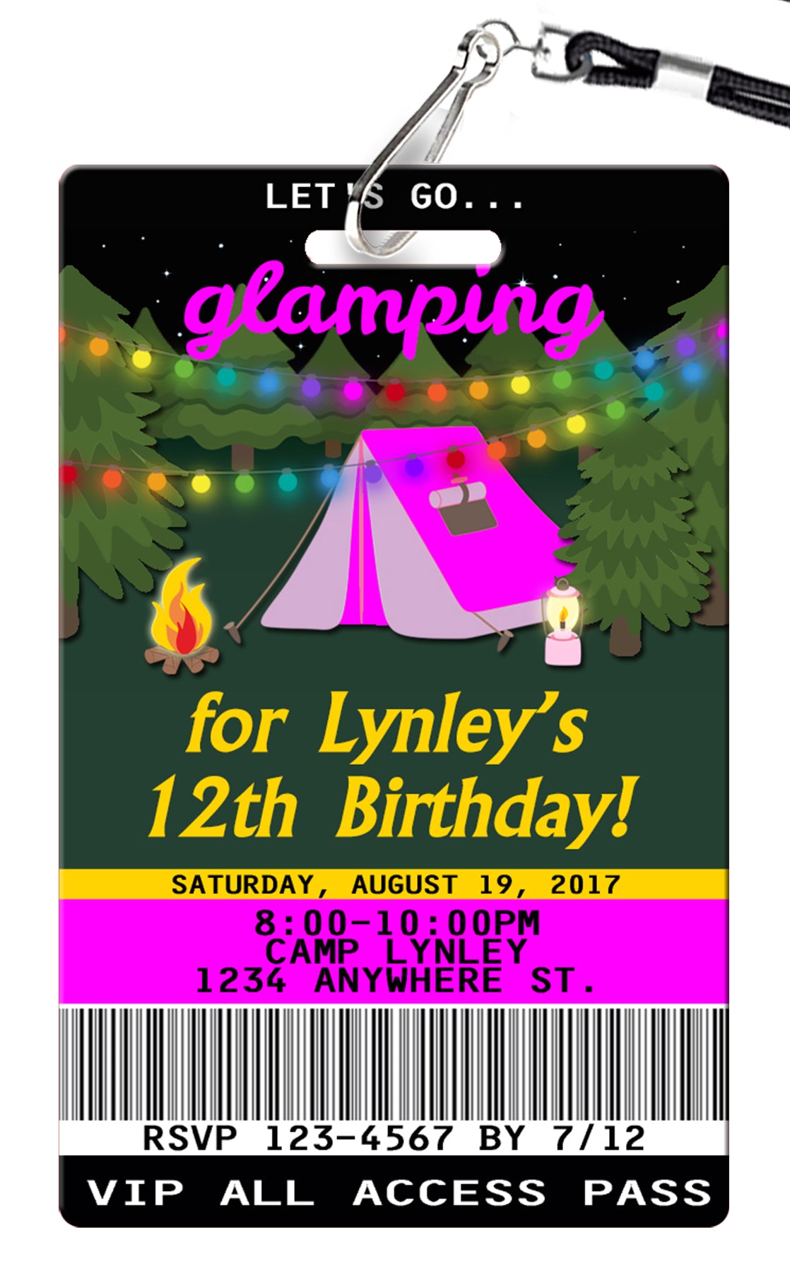 Glamping-Birthday-Invitation