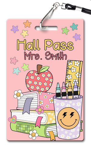 Groovy Books Hall Passes (Set of 10)