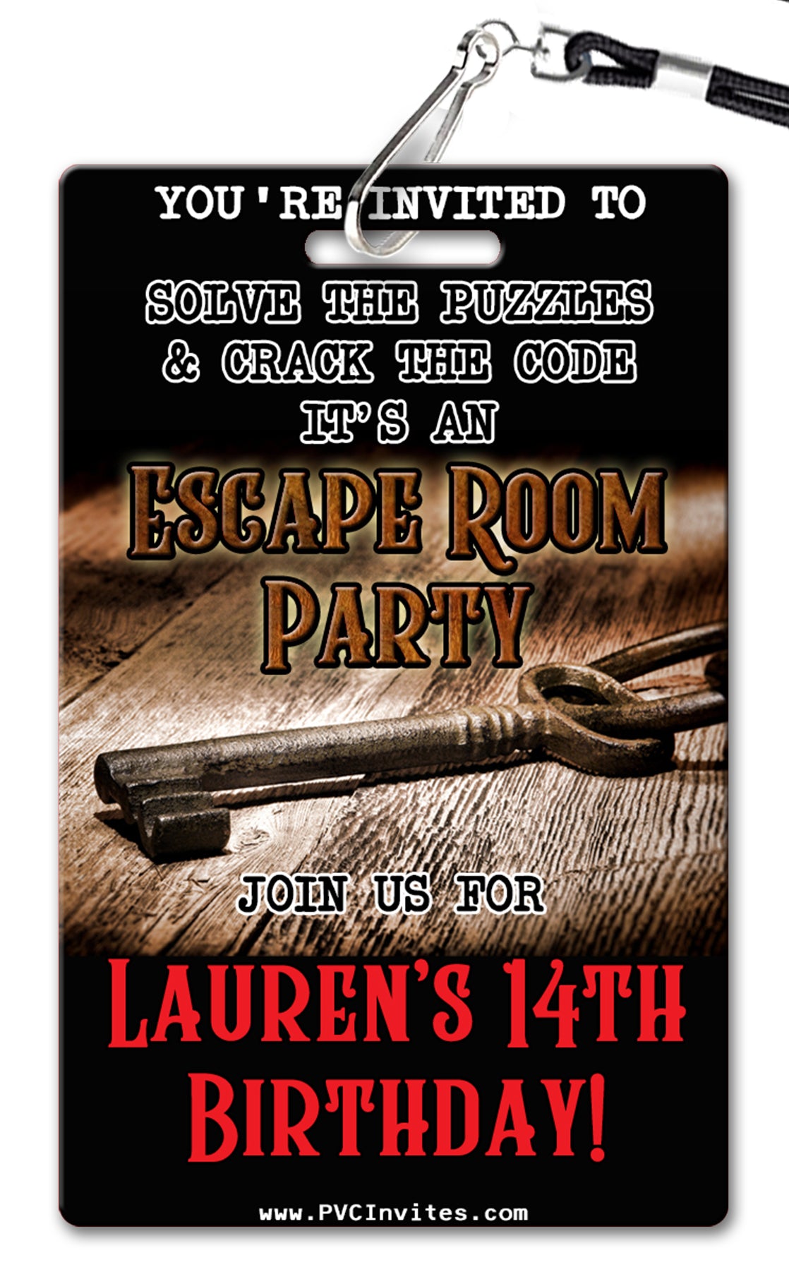 Escape Room Invitation