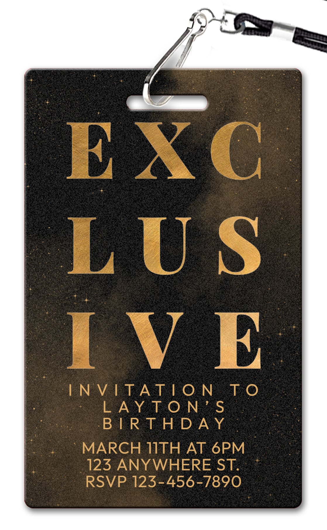 Exclusive Birthday Invitation