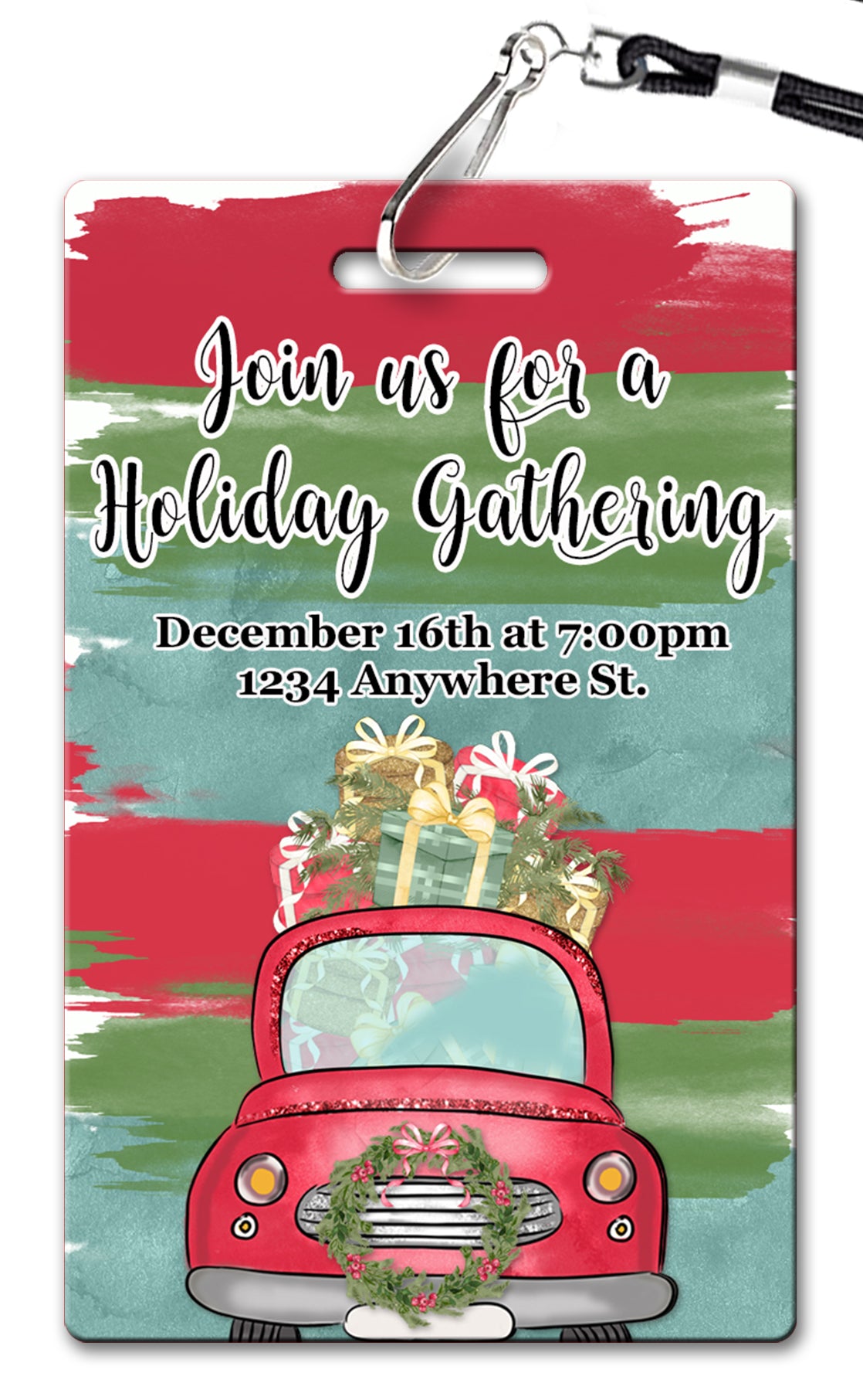 Christmas Car Invitation