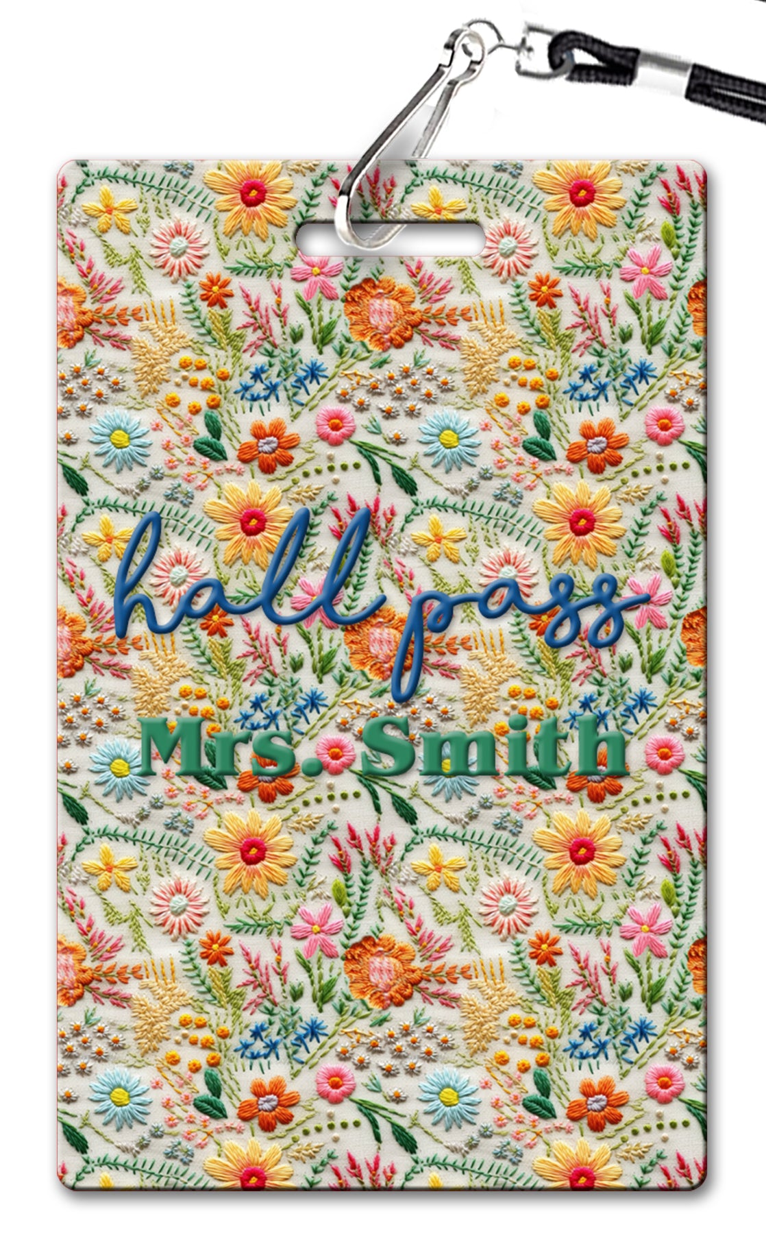 Wildflowers Hall Passes (Set of 10)