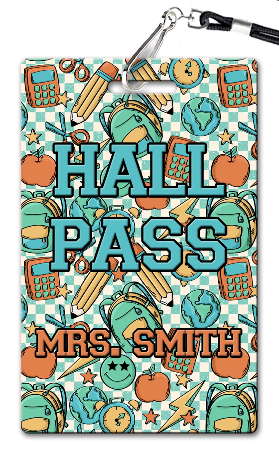 School Supplies Hall Passes (Set of 10)