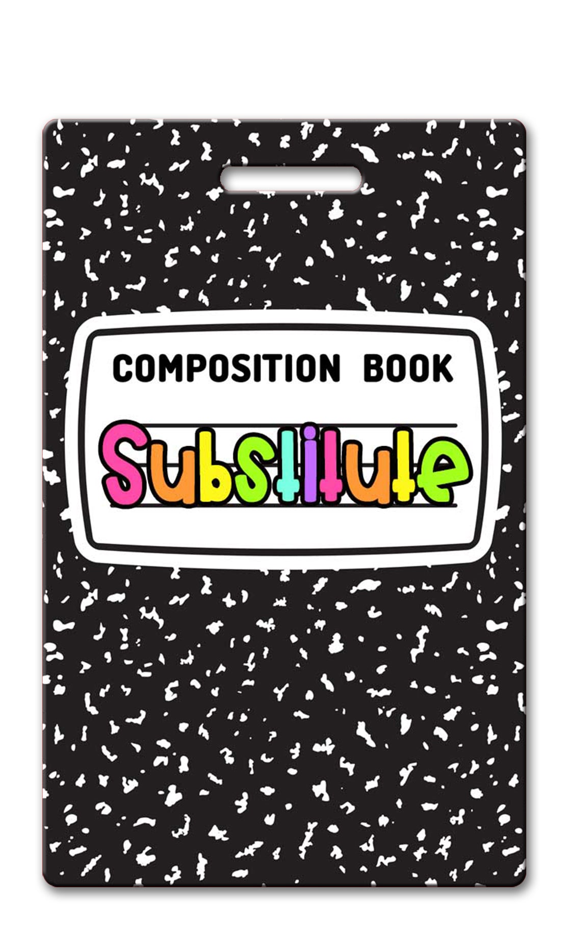 Composition Book School Badge