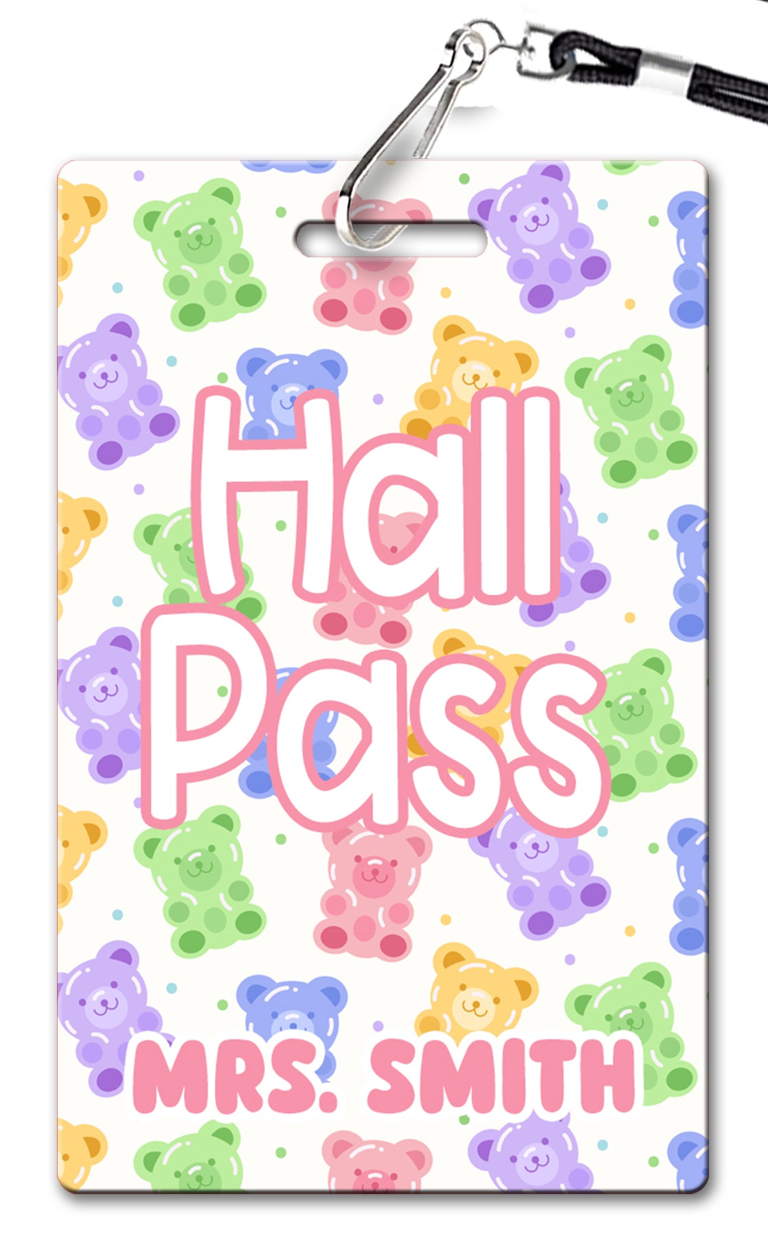 Gummy Bear Hall Passes (Set of 10)