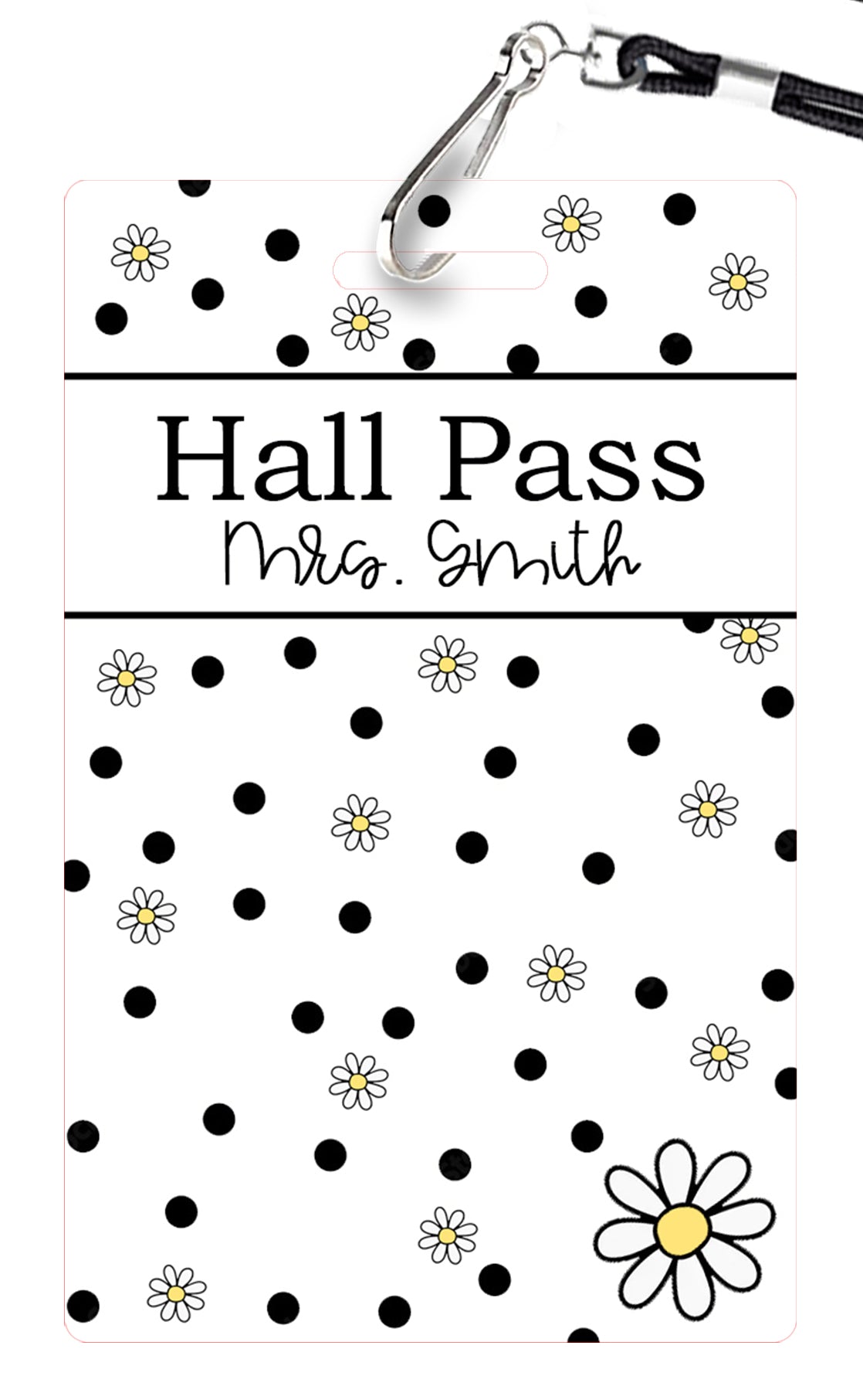 Daisy Hall Passes (Set of 10)