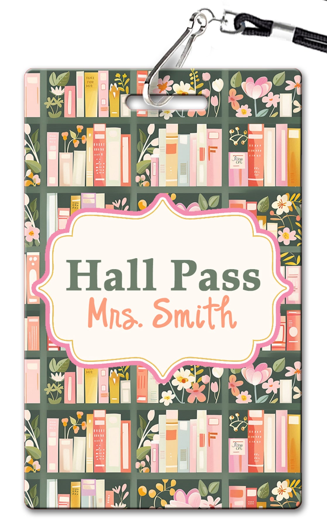 Books Upon Books Hall Passes (Set of 10)
