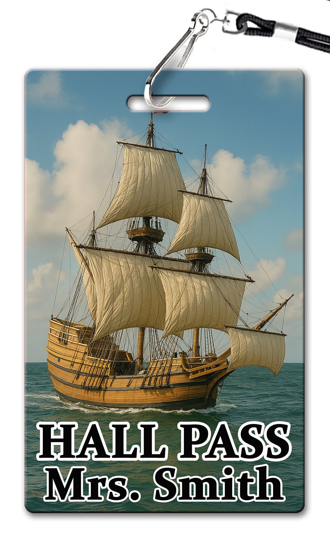 US History Transportation Hall Passes (Set of 10)