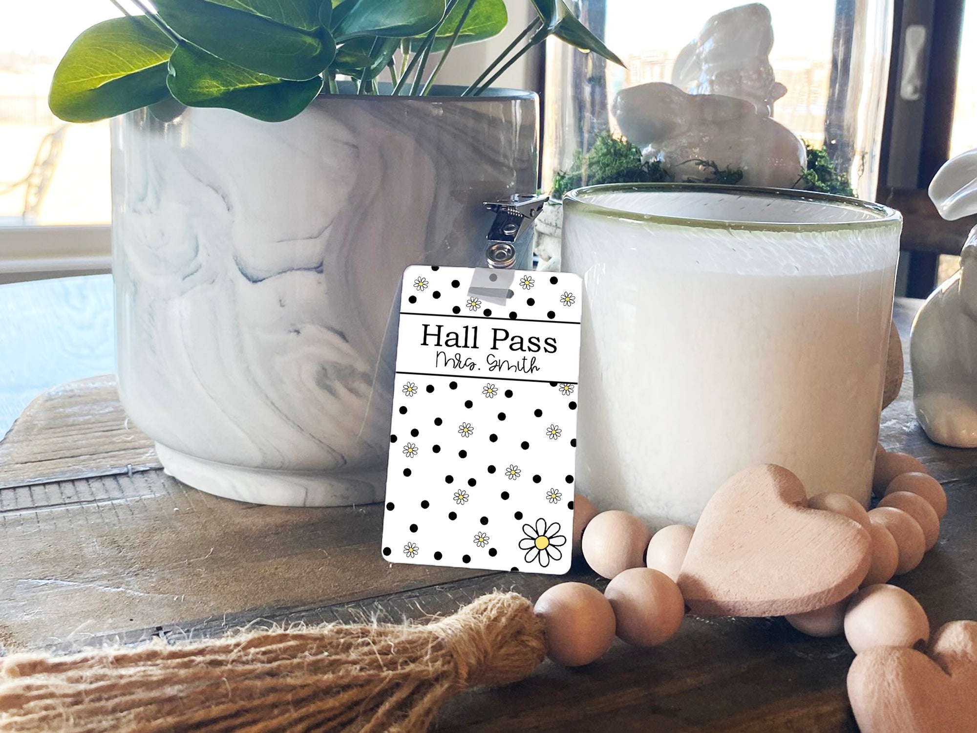 Daisy Hall Passes (Set of 10)