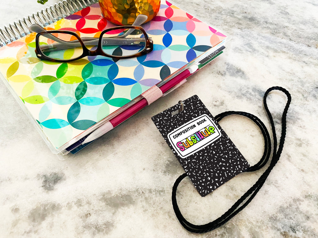 Composition Book School Badge
