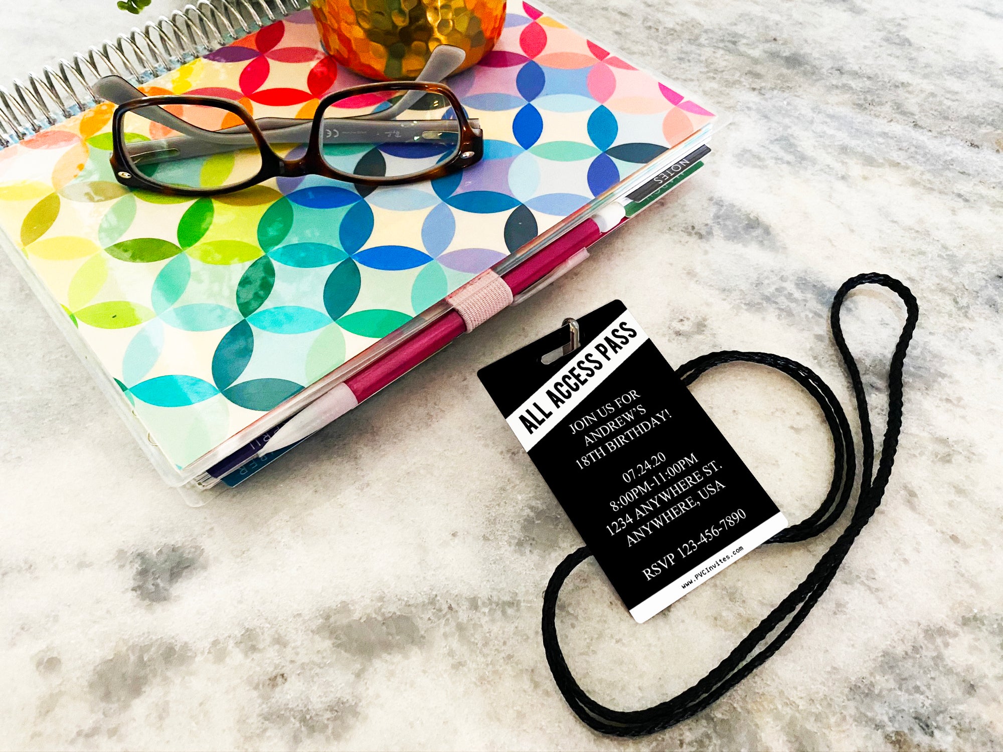 All Access Pass Birthday Invitation