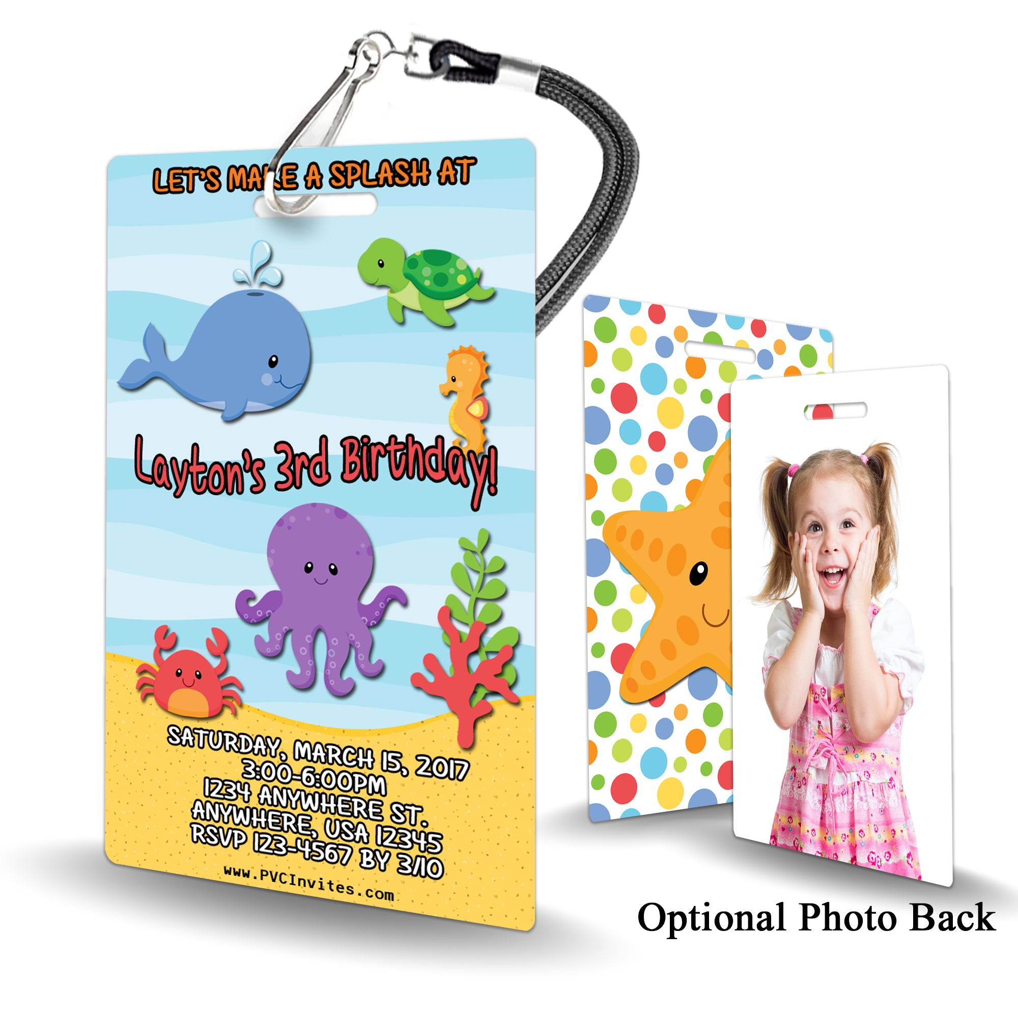 Under the Sea Birthday Invitation