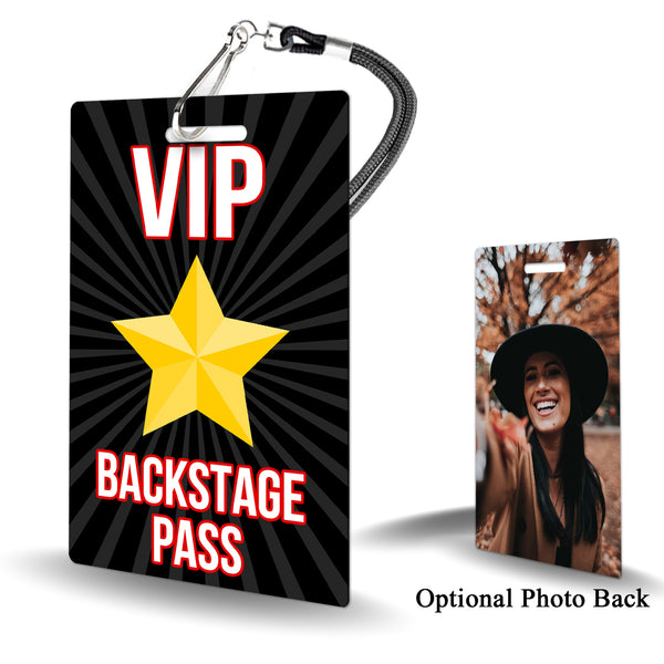 VIP Backstage Pass - PVC Invites - VIP Birthday Invitations VIP Backstage Pass - PVC Invites - VIP Birthday Invitations
