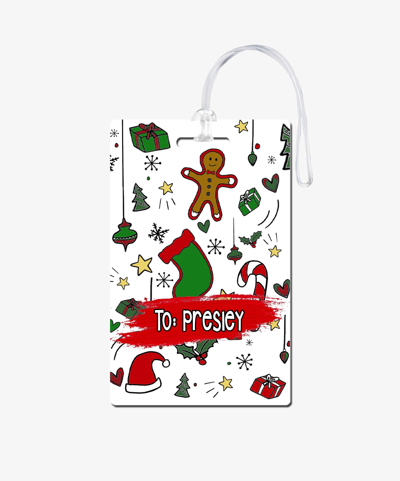Christmas Gift Tag - Traditional