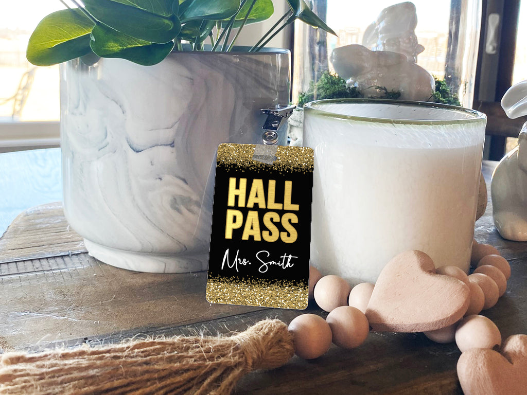 Gold Hall Passes (Set of 10)