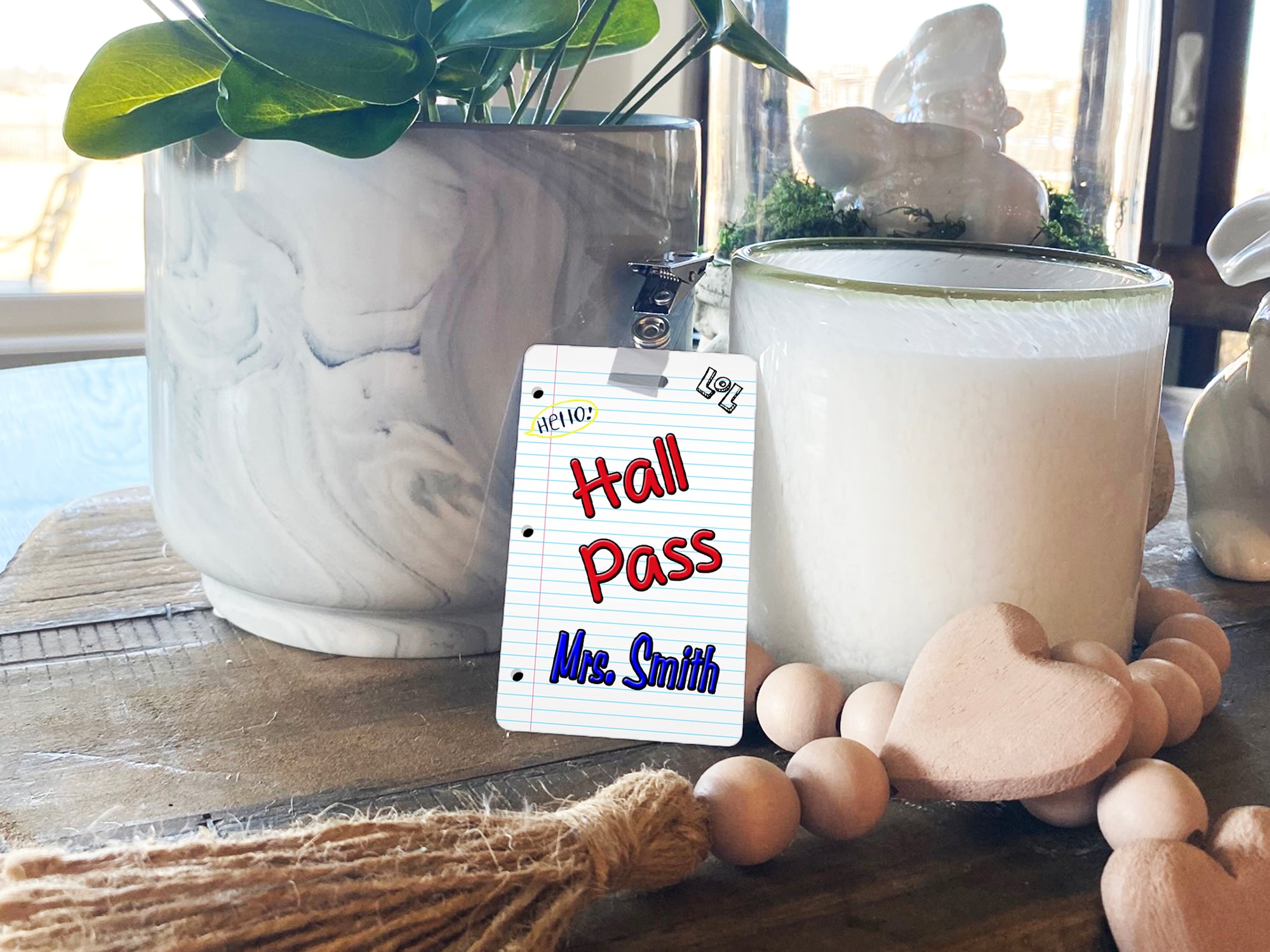 Notebook Hall Passes (Set of 10)