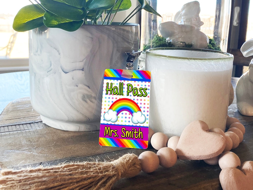 Rainbow Hall Passes (Set of 10)