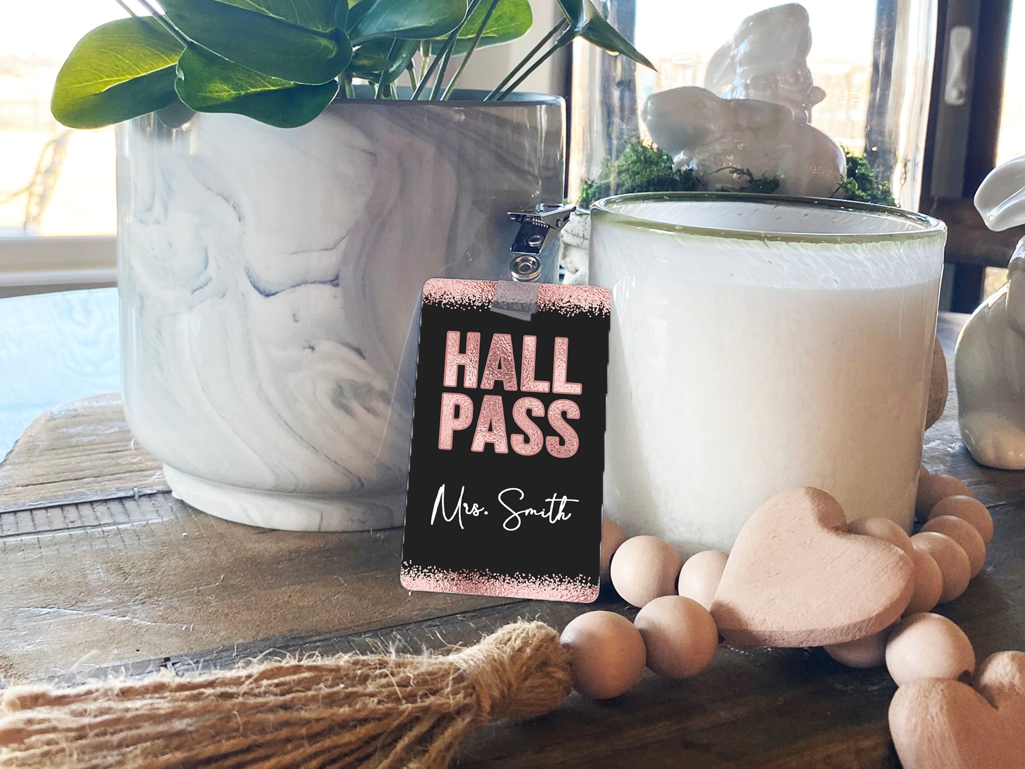 Rose Gold Hall Passes (Set of 10)