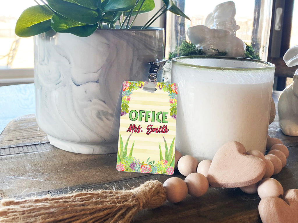 Succulent Hall Passes (Set of 10)