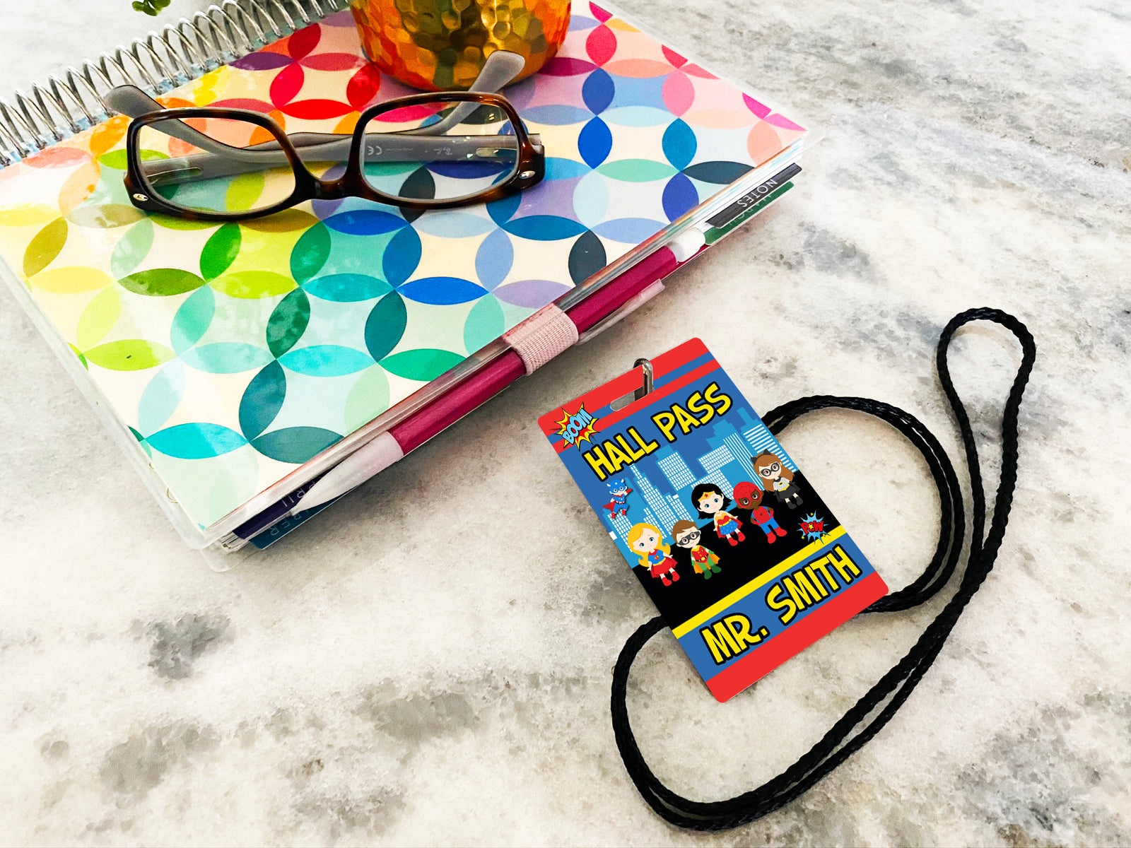 Superhero Hall Passes (Set of 10)