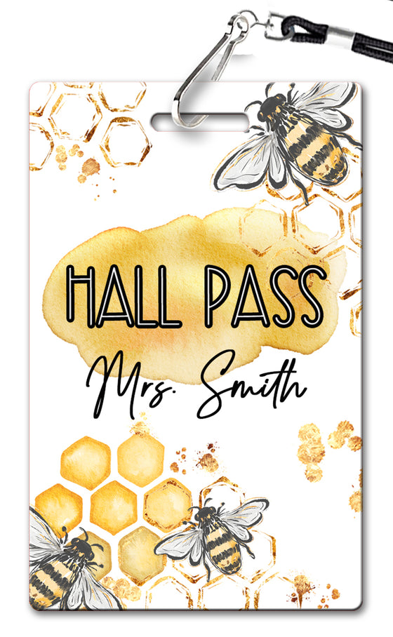 Bee Hall Passes (Set of 10)