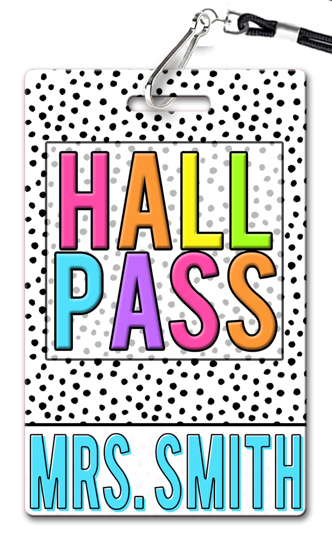 Boho Brights Hall Passes (Set of 10)