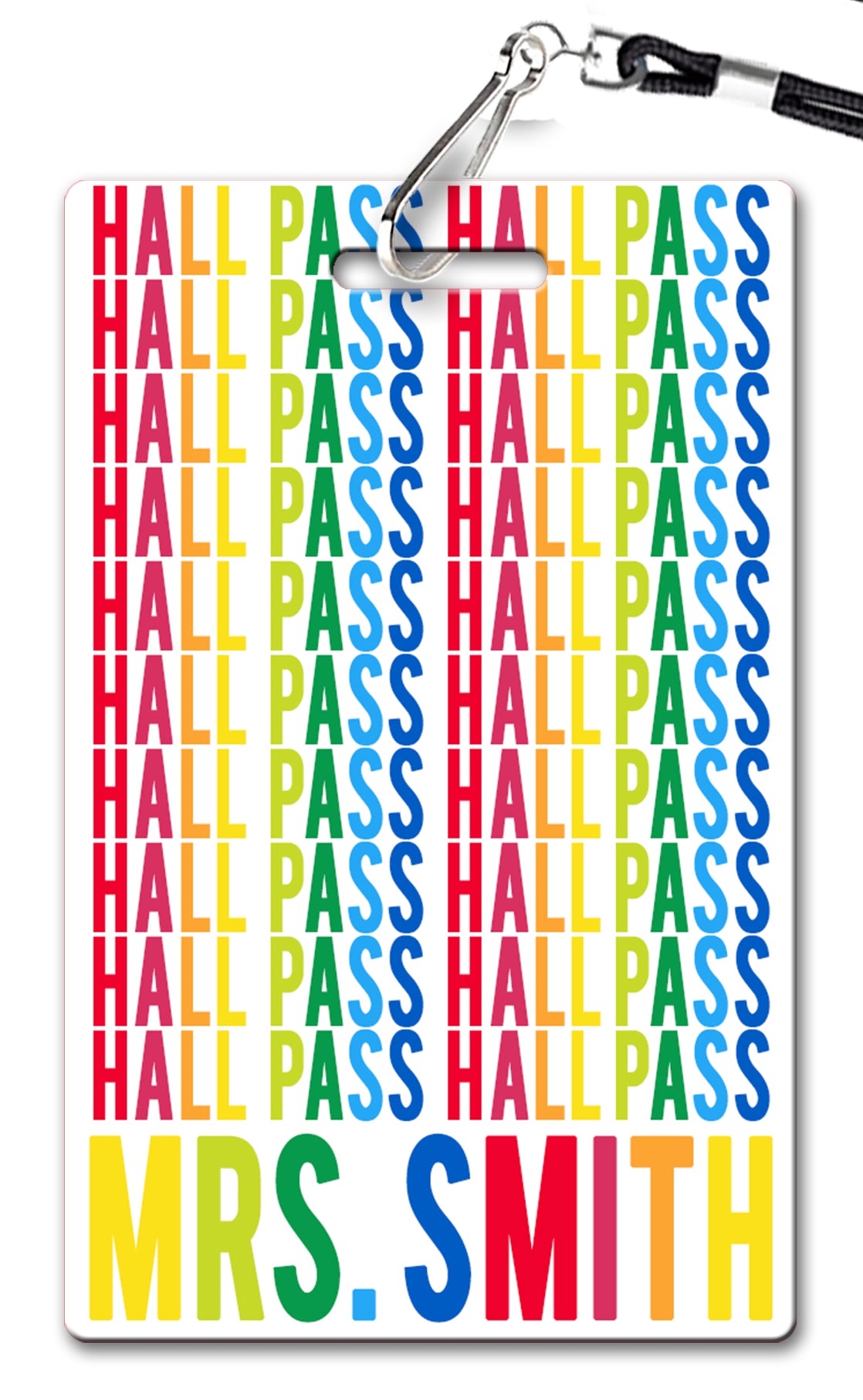 Brights Hall Passes (Set of 10)