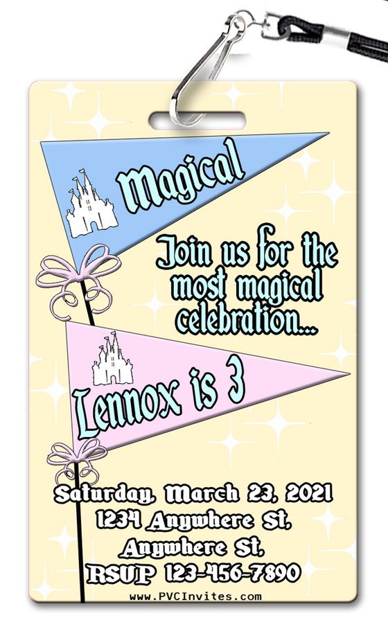 Castle Birthday Invitation