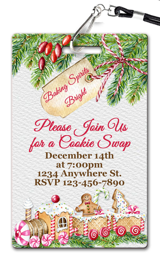 Christmas Cookie Party Invitation